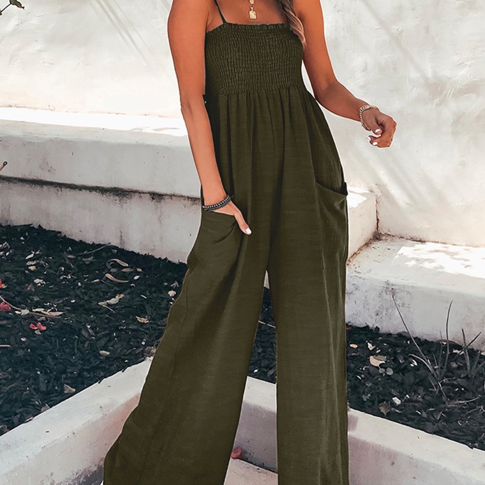 Zola sleeveless loose waisted jumpsuit